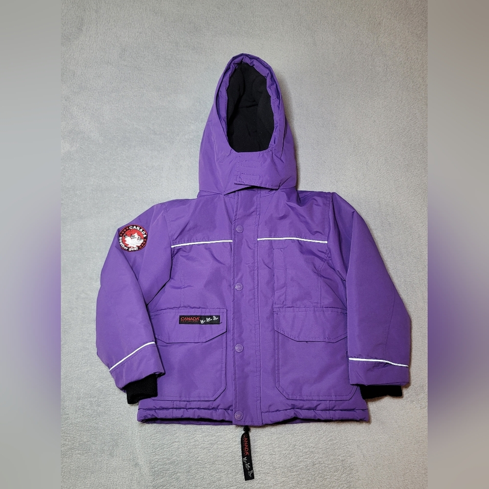 Canada Weather Gear 2pc Snowsuit Set Size 4 Purple - Picture 2 of 16